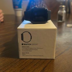 38mm black sport apple watch