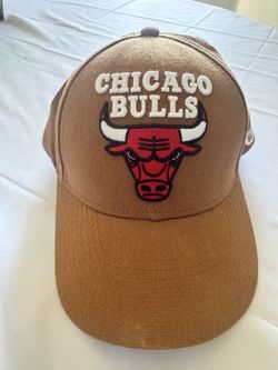 🧢 Chicago Bulls NBA Hat – Brown/Tan Strapback