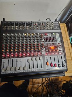 Behringer EUROPOWER PMP4000, 1600 Watt, 16 Channel, Powered Mixer With Multi FX Processor And FBQ Feedback Detection System