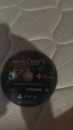 Minecraft ps3 disc only