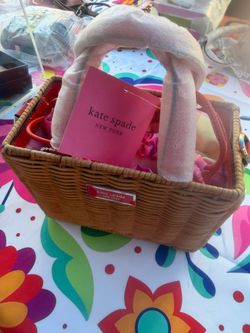 Kate Spade wicker basket purse