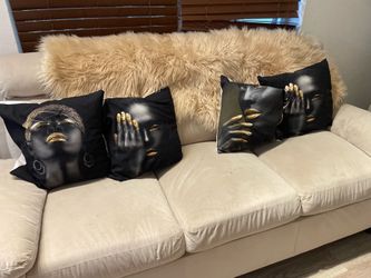 Black art pillowcases
