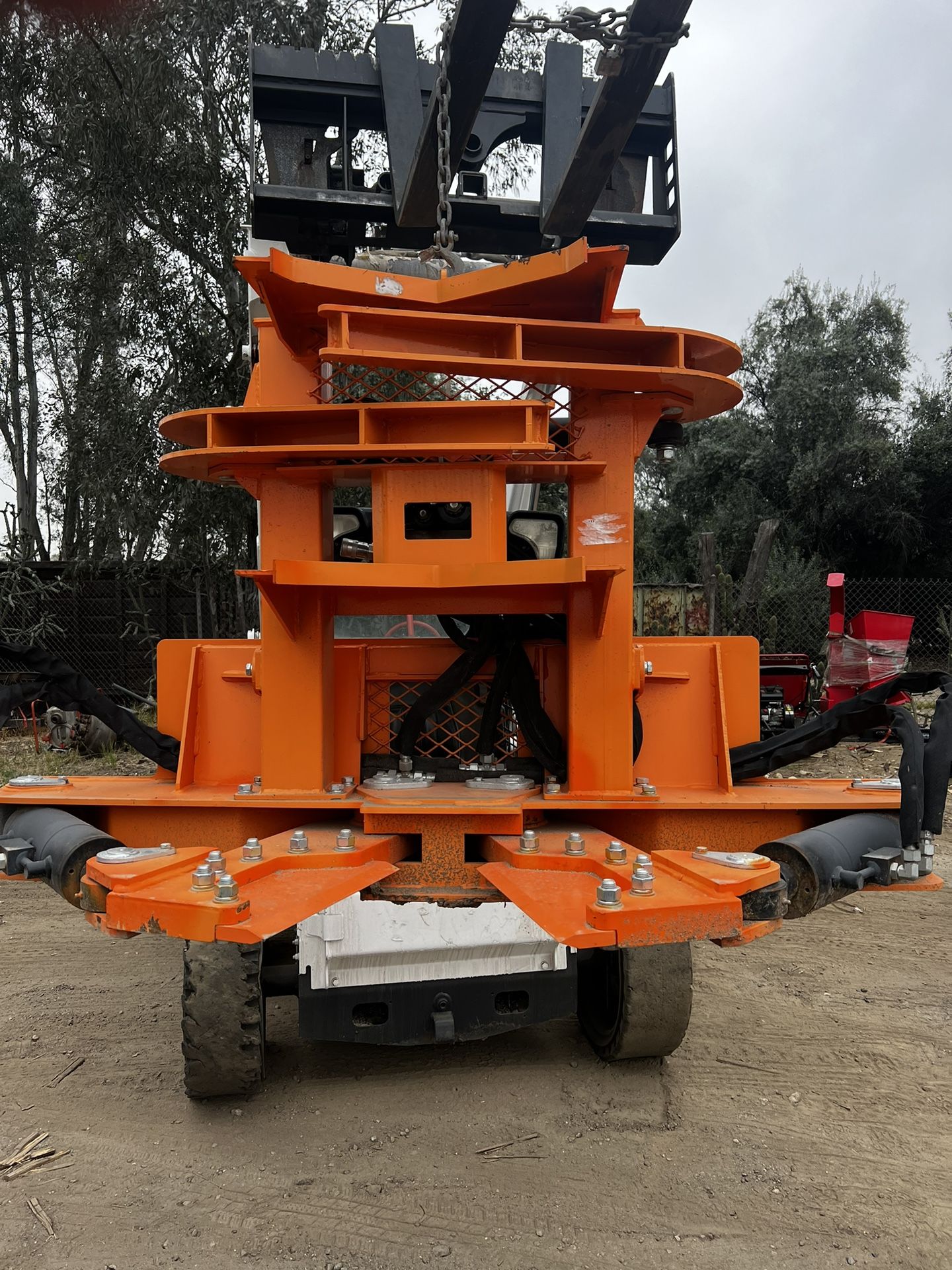 Skid Steer tree Shear Stump Cutter Bobcat Attachment