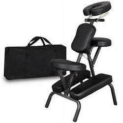 New Black Portable Massage Chair