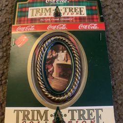 2 Vintage Coca Cola Christmas Ornaments Brand New
