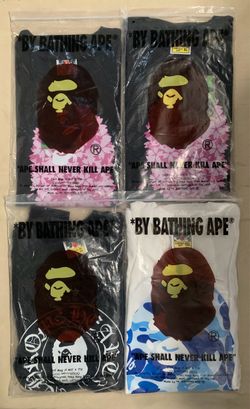 Bape shirts all size Large