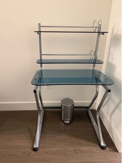 Sleek Glass Work Desk