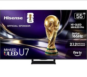 Hisense 55” U7 Mini-LED 4K 165Hz Gaming TV (2026 Model)