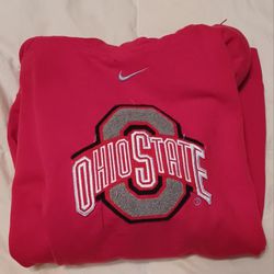 OSU Red Hoodie - Juniors LARGE