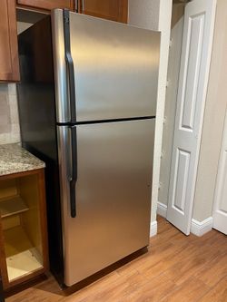 Stainless fridge