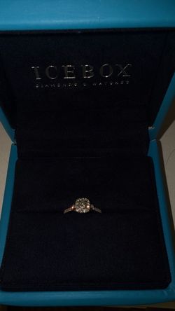 IceBox Diamond Engagement Ring