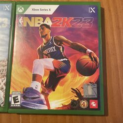 Xbox X/S NBA 2k 23 And Madden 23 
