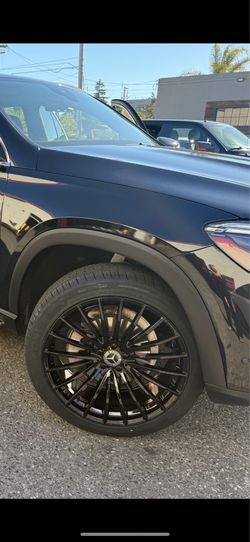 Mercedes 22” new blk amg style rims tires set Gle Glc gl Gls all new sets