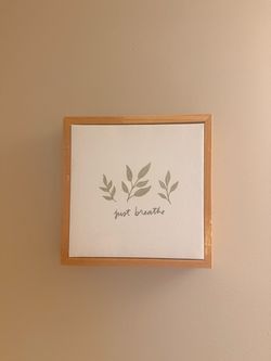Just Breathe Framed Wall Art