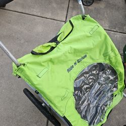 Bike trailer i used it for dog stroller carrier