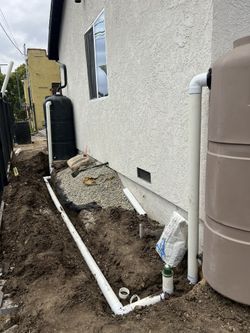 Rain Barrels Drain System