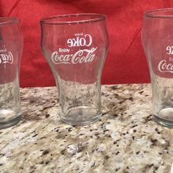 Vintage Coca Cola Glasses