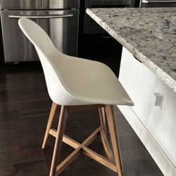 IKEA White Barstool 