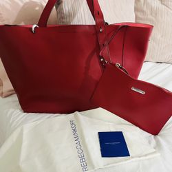 Rebecca Minkoff Red Large Tote Bag 