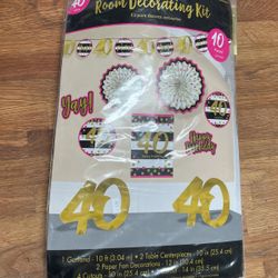 Decorating Party Kit (Age 40) 