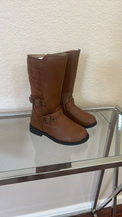 Girl Brown Boots Size 10c
