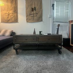 Coffee Table Extra Large Industrial 