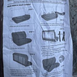 Bench Seat Cover For Truck Or Van