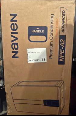 Navien tankless water heater ng. new