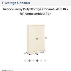 Tennsco Jumbo Heavy Duty Storage Cabinet 