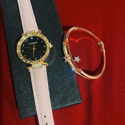 Cute Sparkly Watch and Bracelet 