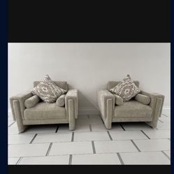 2 Soda Arm Chairs Sofa 