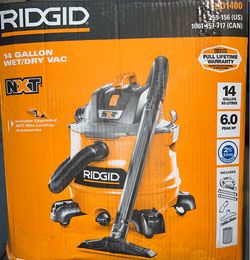 RIGID - 14 Gal. 6.0 Peak HP NXT Shop Vacuum