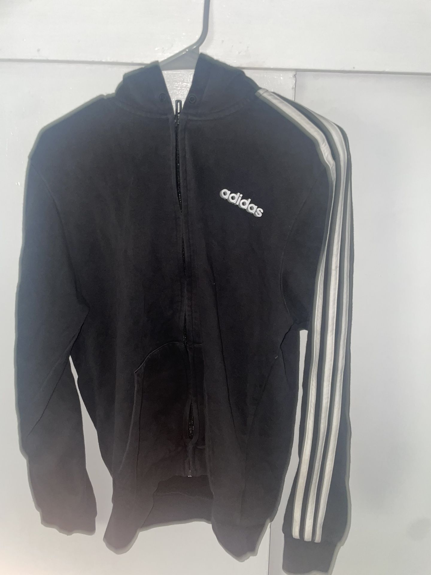Adidas “3-Stripes” Hoodie (Size M)