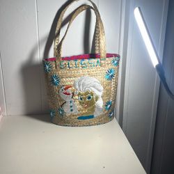 Disney Bag Purse Wicker Elissa Basket