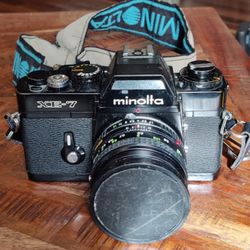 Minolta Xe-7 35mm Camera With 50mm Lens Japan 