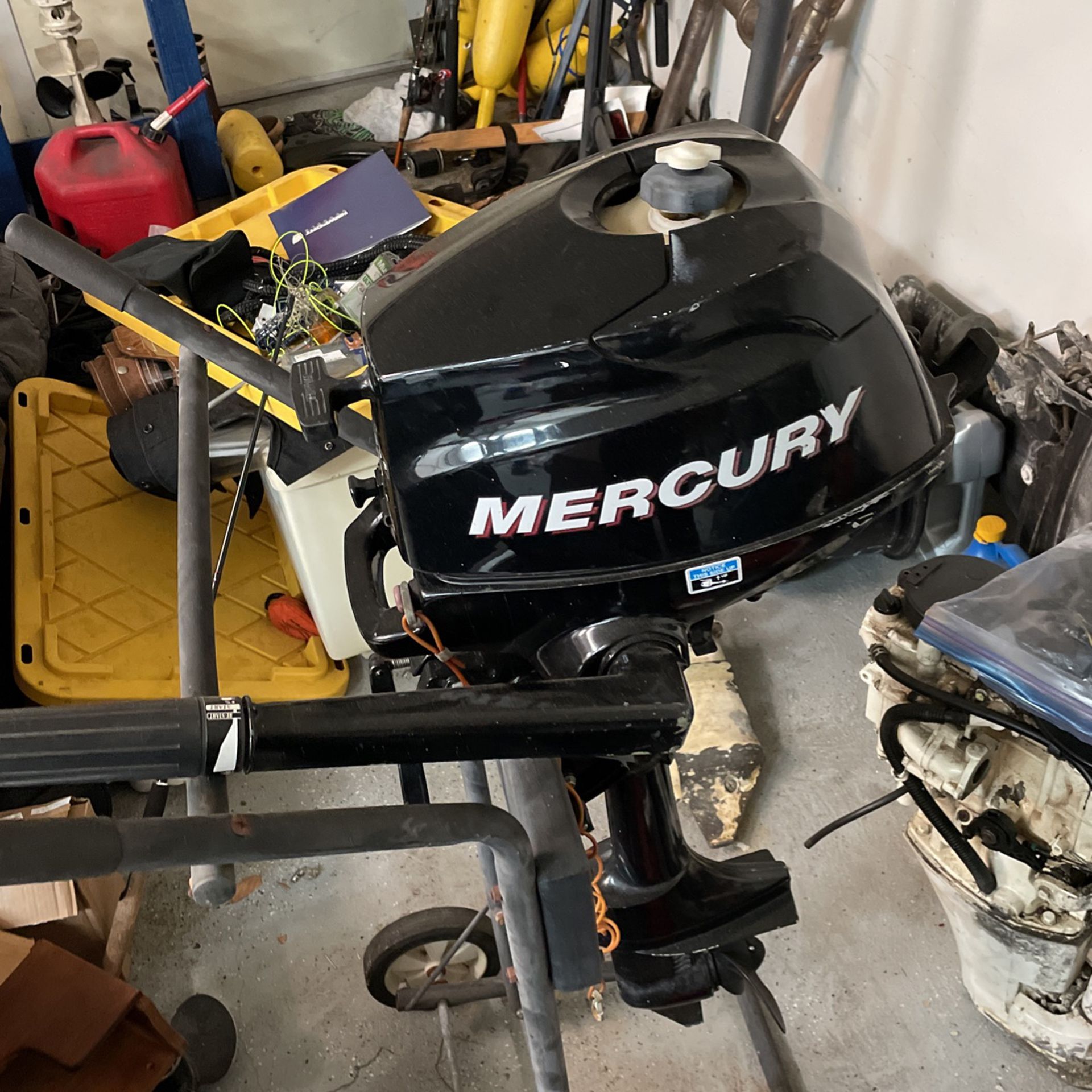 2008 Mercury Marine 3.5hp Outboard Boat Motor Engine