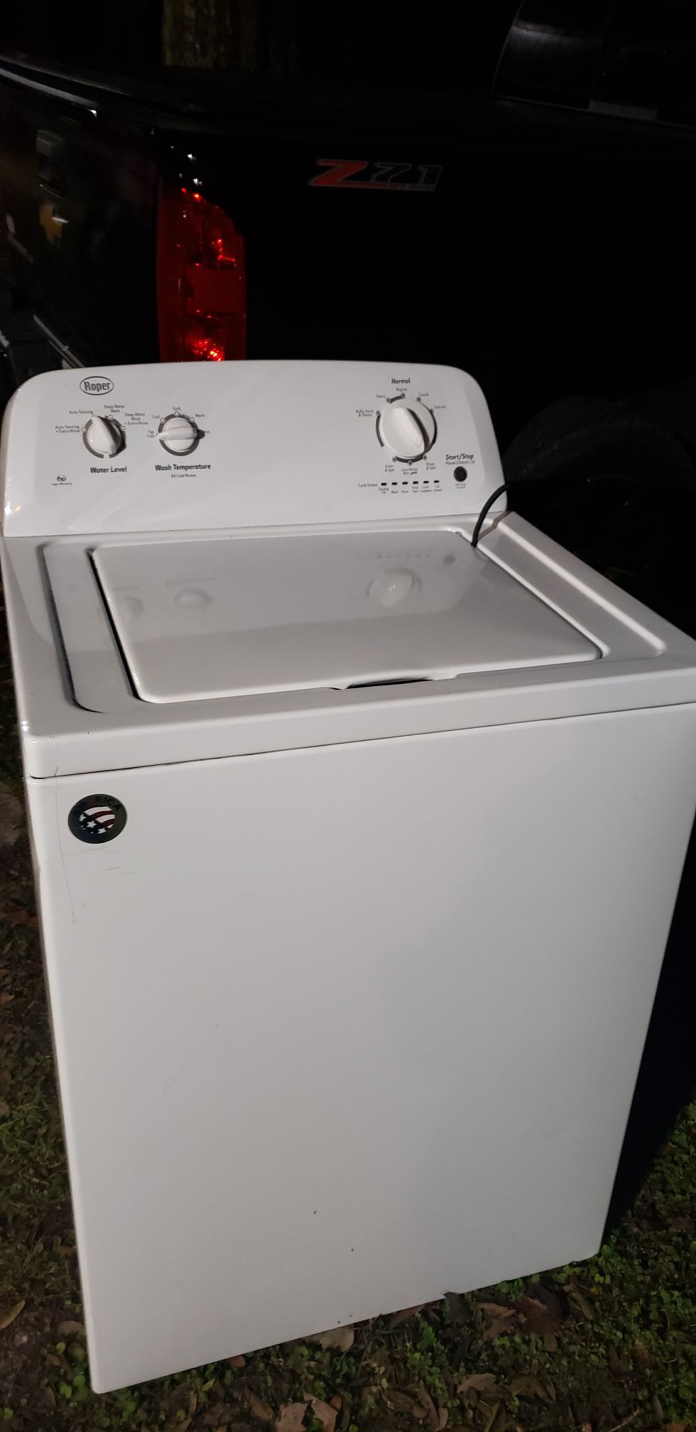 GIVEN AWAY. Roper Washing Machine Excellent