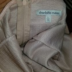 Pink Mini Dress With Gold 