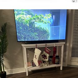 Modern White Console Table / TV Stand