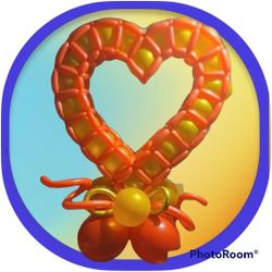 Ballon Heart Arrangements 