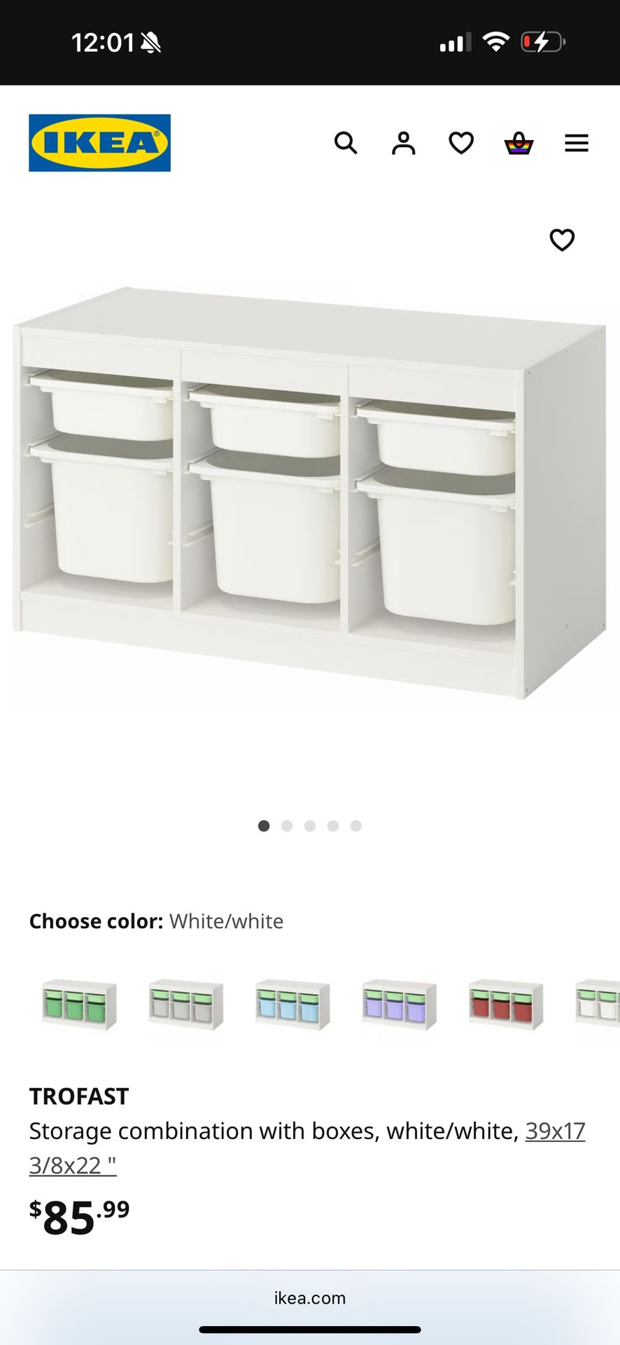 IKEA Toy Organizers