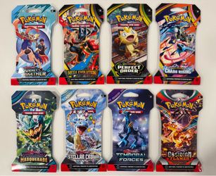 Pokemon Sleeved Booster Packs