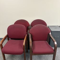 Chairs, Red Cloth 