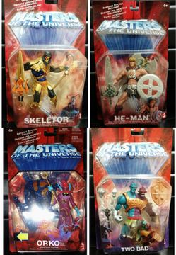 MOTU Masters of The Universe 200x He man figure lot Mattel for