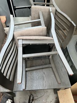 Nice table 3 chairs with bench