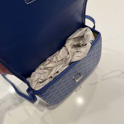 Segoyard Blue Crossbody Saddle Bag – Mini Designer Style Shoulder Bag