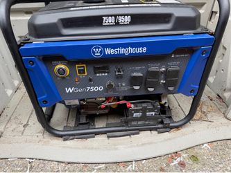 Westinghouse WGen7500 Generator – 7500 Running Watts, Electric Start, 37 Hours