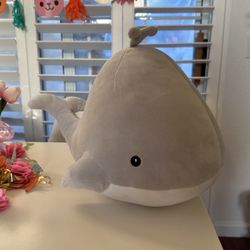 New Childrens Big Plushie Whale Stuffy Stuffed Animal Pillow 