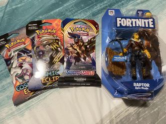 Fornite Character and Pokémon cards