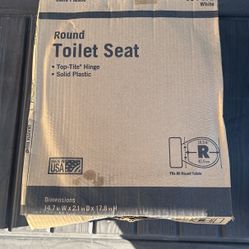 2 New Round Toilet Seats $15- Both